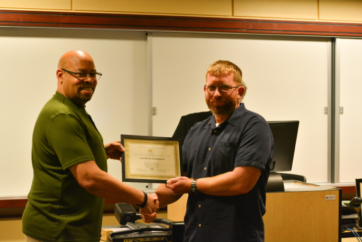 Joseph MJ. Pederson Course Completion Certificate Presentation