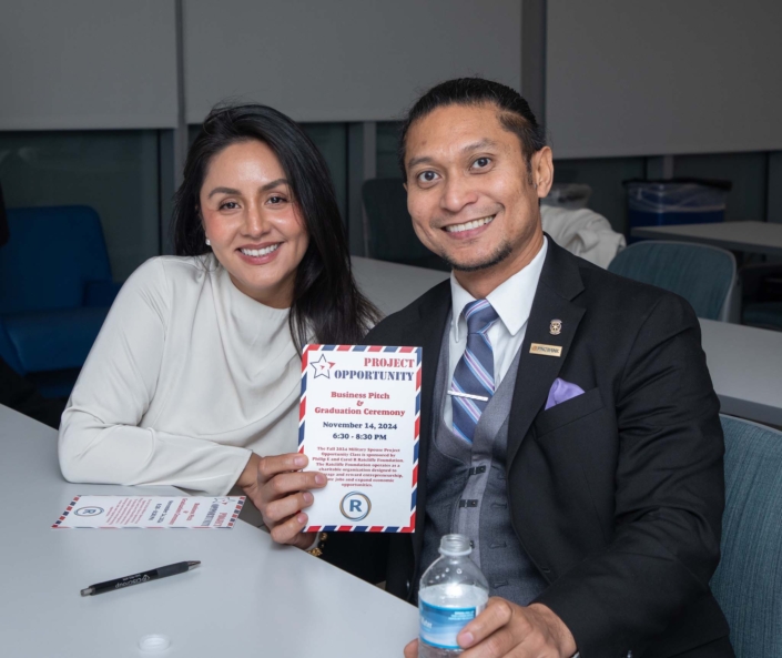 Business Pitch Judges Cristine Camacho CIS Group and Emmyrich M. Vicente, VP Minority Business Relationship Manager, PNC Bank